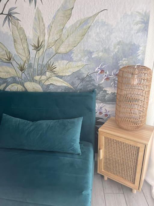 Część wypoczynkowa w obiekcie Appart Frontignan sur la plage, piscine, wifi, tv, Netflix