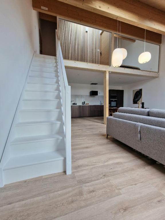 Posezení v ubytování Duplex type chalet dans le Jura