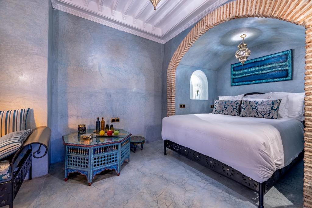 Postel nebo postele na pokoji v ubytování Maïpa Boutique Riad