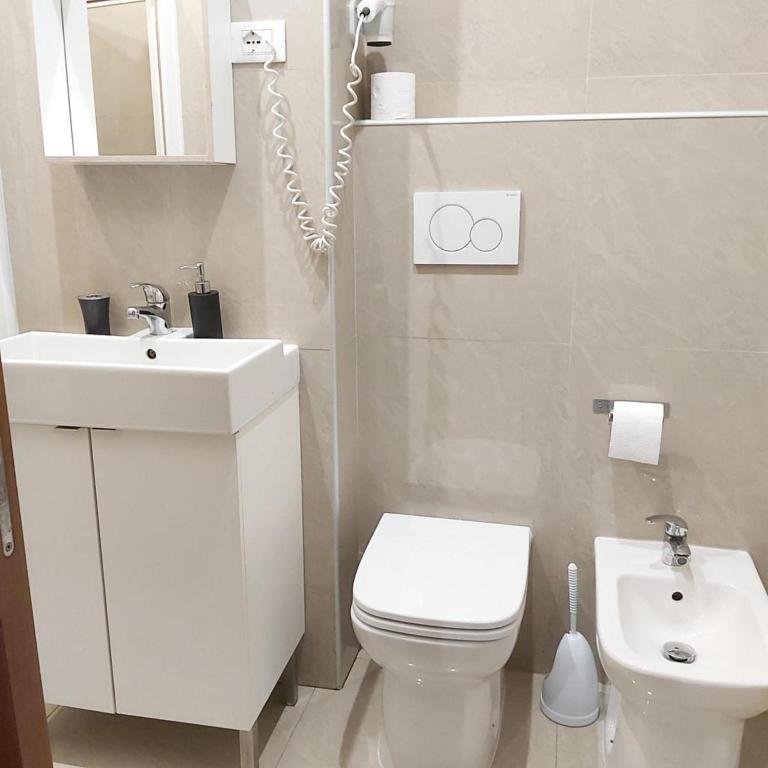 Koupelna v ubytování Hotel Convertini