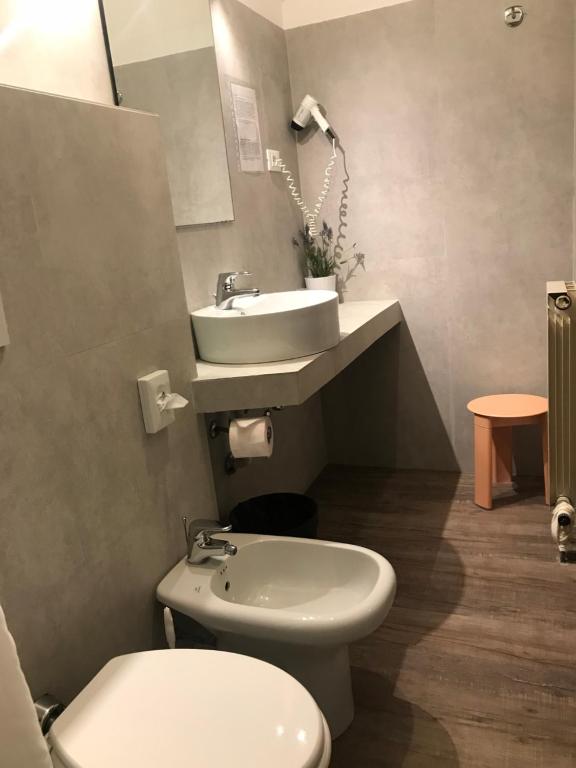 Koupelna v ubytování Hotel Convertini