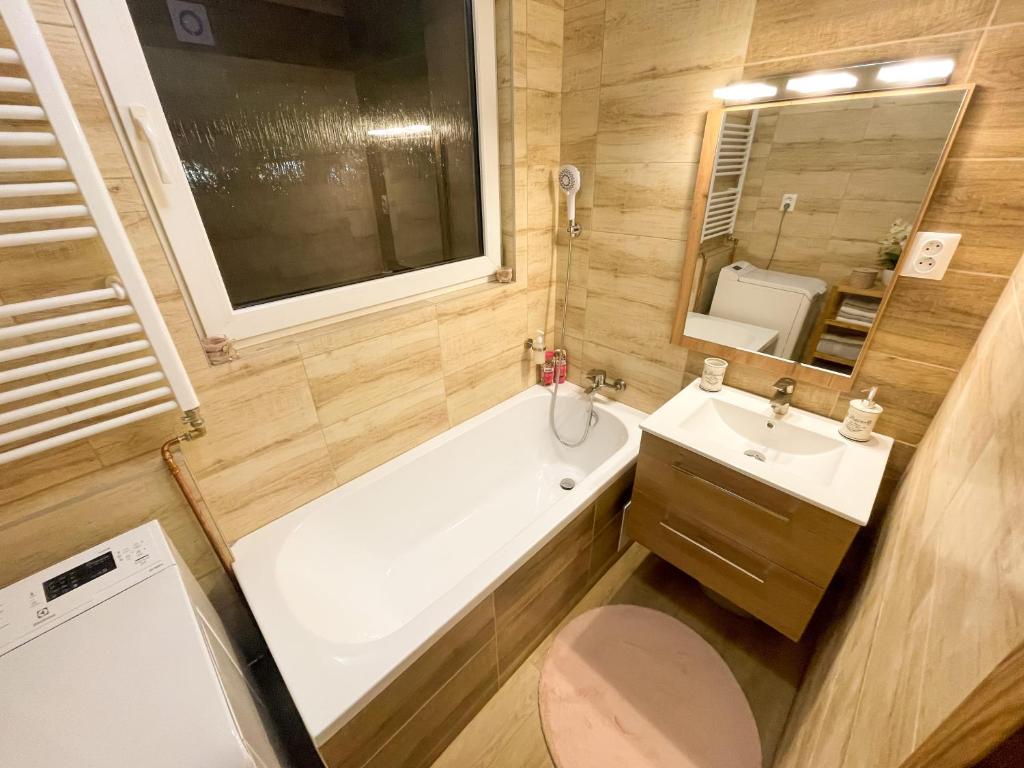Koupelna v ubytování Apartman Anita