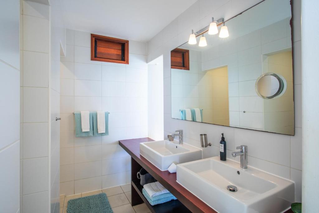 Koupelna v ubytování Boca Gentil sea view apartment - Jan Thiel