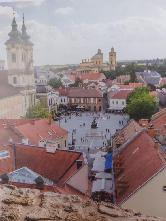 Výhľad na mesto Jáger alebo výhľad na mesto priamo z apartmánu
