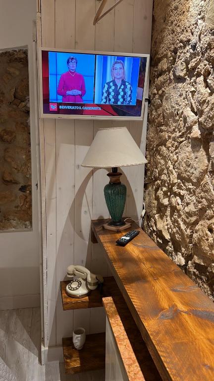 TV a/nebo společenská místnost v ubytování La Maison