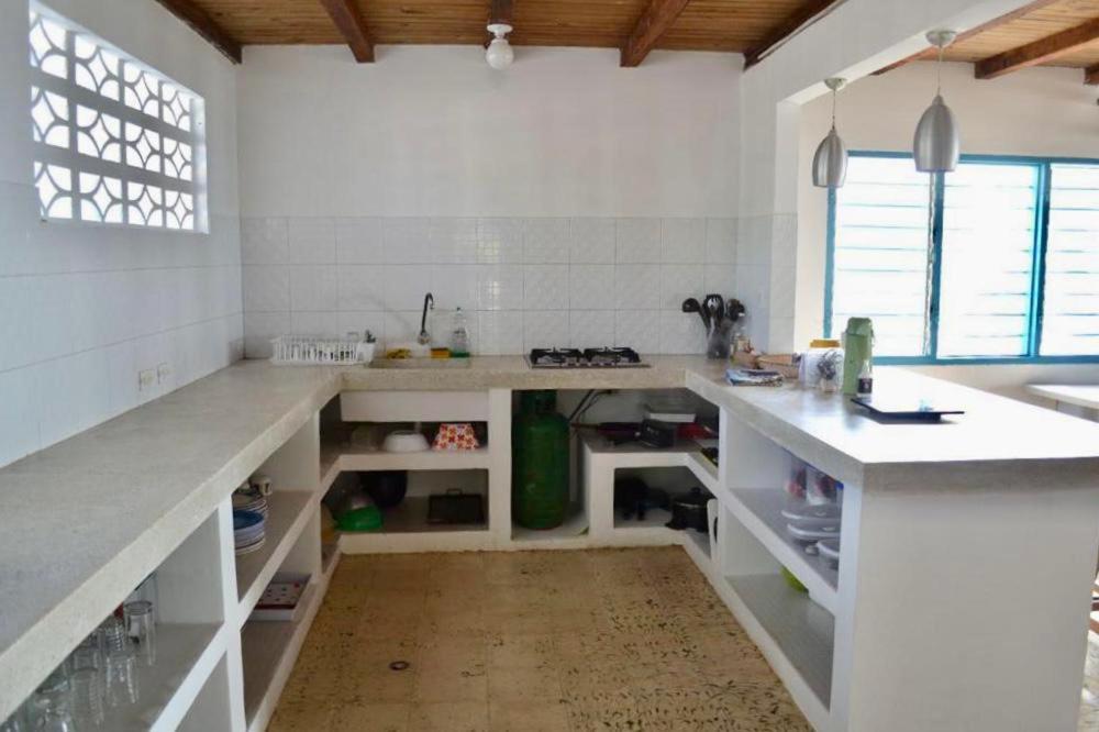 Kuchyň nebo kuchyňský kout v ubytování Casa Manglar