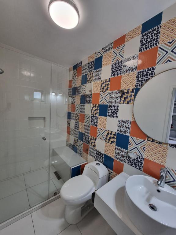 Koupelna v ubytování Casa Escamela Suites privadas
