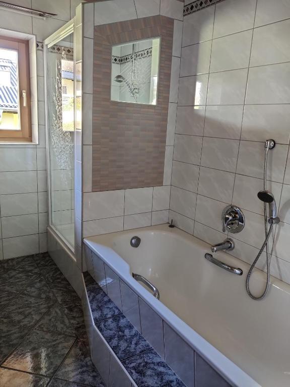 Koupelna v ubytování Apartment Richterhöhe
