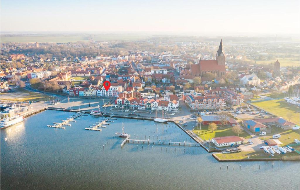 Nespecifikovaný výhled na destinaci Barth nebo výhled na město při pohledu z apartmánu