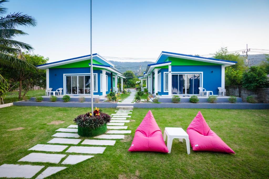 Zahrada ubytování Coco Sea Bangpo Resort