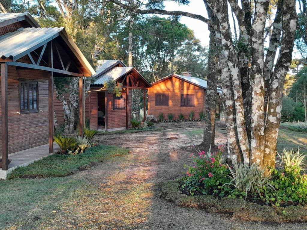 Zahrada ubytování Cabanas dos Pinheiros