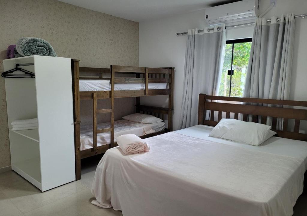 Postel nebo postele na pokoji v ubytování Flat Dona Branca
