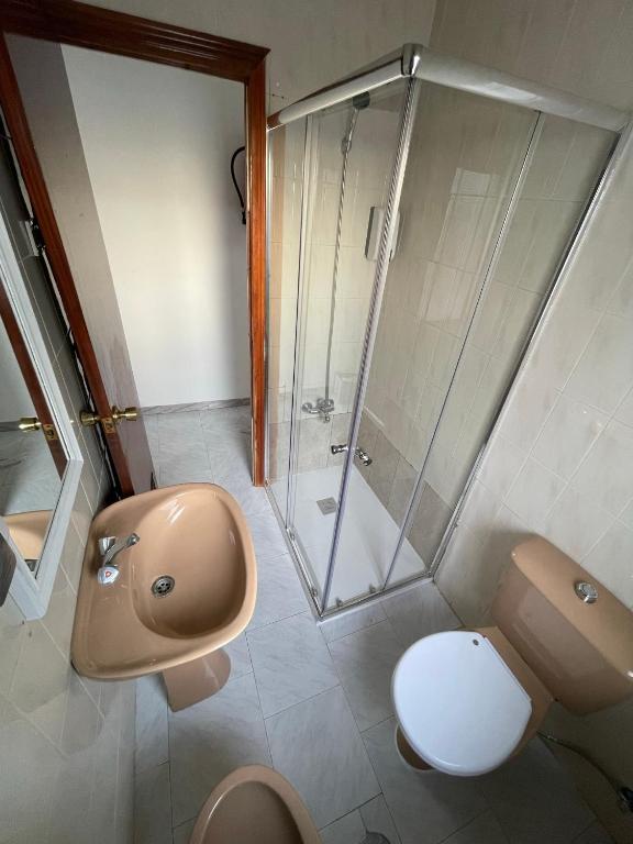 Kúpeľňa v ubytovaní Hostal La Campiña