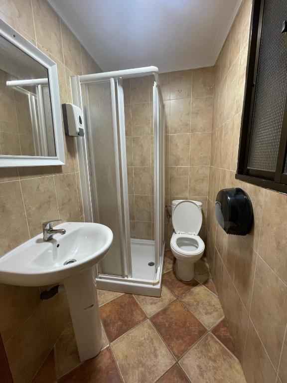 Kúpeľňa v ubytovaní Hostal La Campiña
