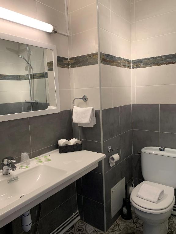 Koupelna v ubytování Hotel Atlantide