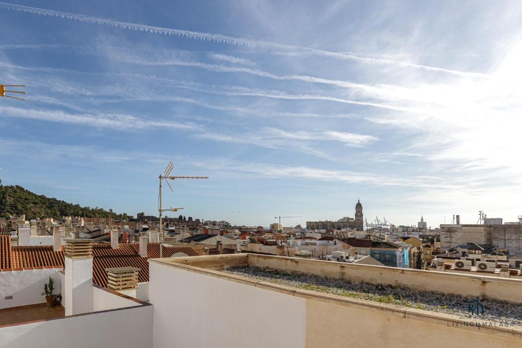 Výhľad na mesto Malaga alebo výhľad na mesto priamo z apartmánu
