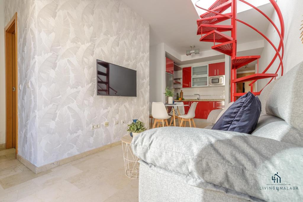Posedenie v ubytovaní Living4Malaga City Views Terrace
