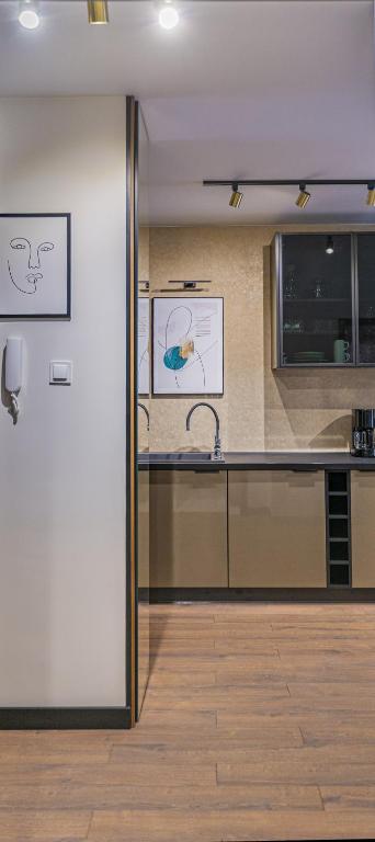 Kuchyňa alebo kuchynka v ubytovaní Apartament Kilińskiego 17a,2