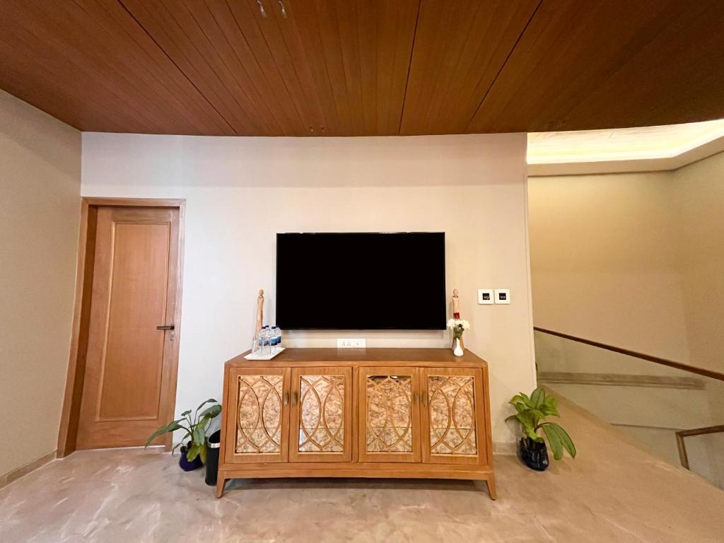 TV a/nebo společenská místnost v ubytování Hotel Centre Point