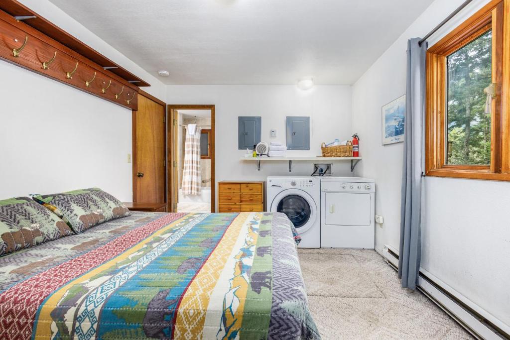 Kuchyň nebo kuchyňský kout v ubytování Vail Chalet