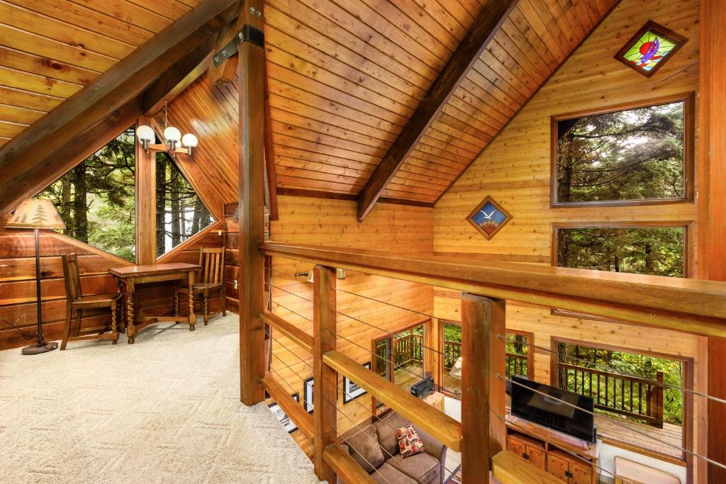 Balkón nebo terasa v ubytování Vail Chalet