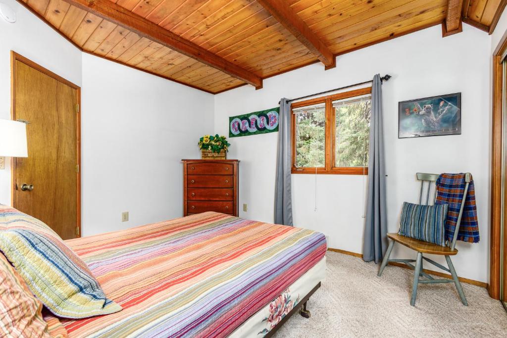 Postel nebo postele na pokoji v ubytování Vail Chalet