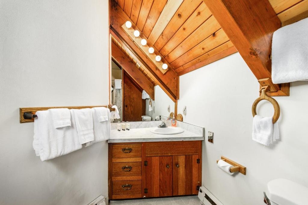 Koupelna v ubytování Vail Chalet