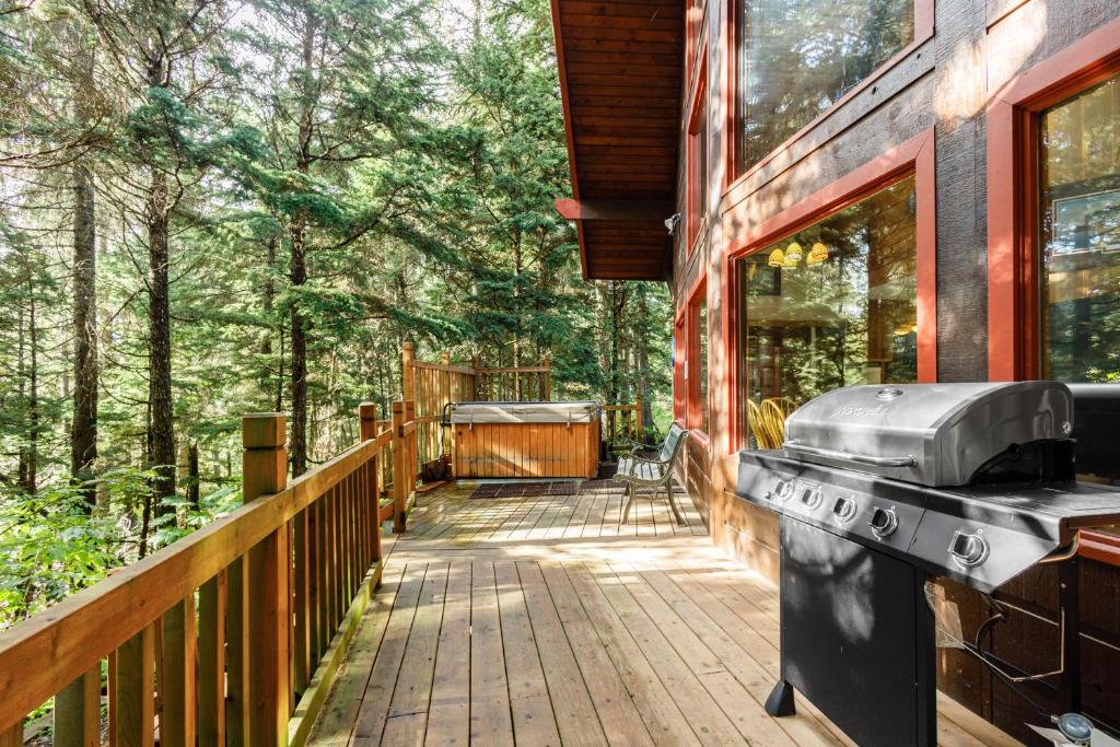 Balkón nebo terasa v ubytování Vail Chalet