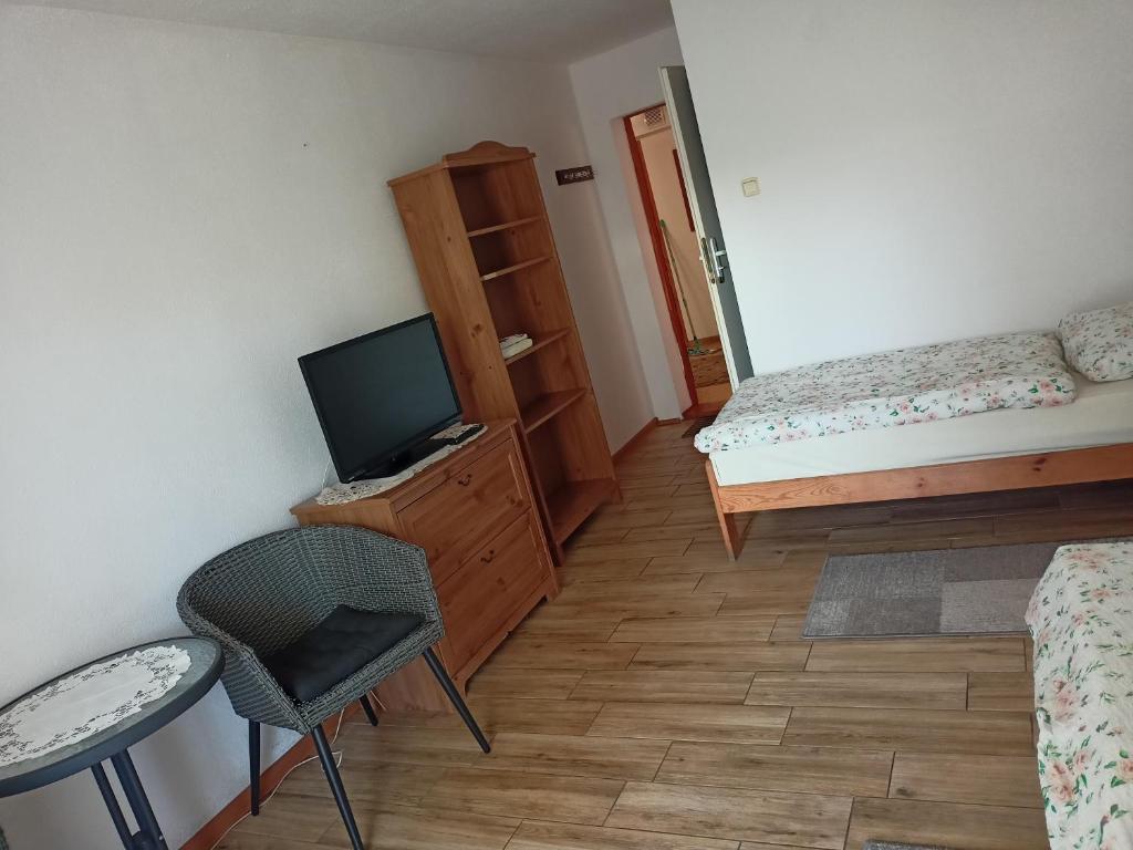 Telewizja i/lub zestaw kina domowego w obiekcie Willa Rosa