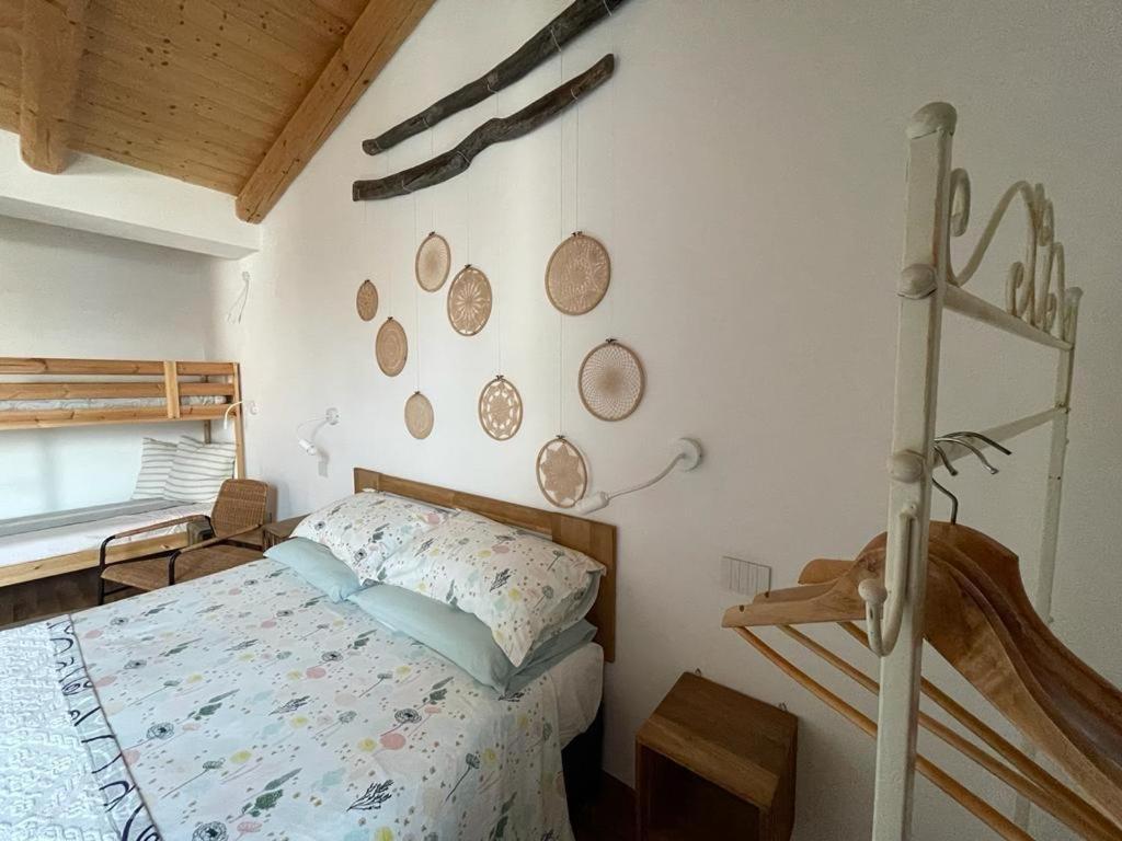 Letto o letti in una camera di Torremana