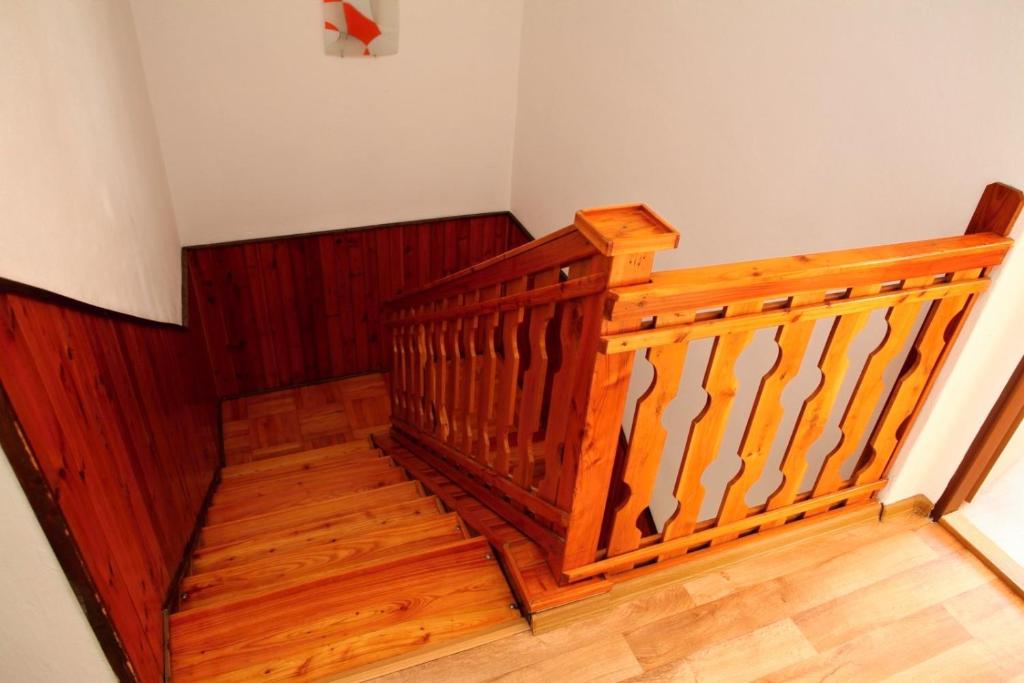 Letto o letti in una camera di Dům v Českém ráji
