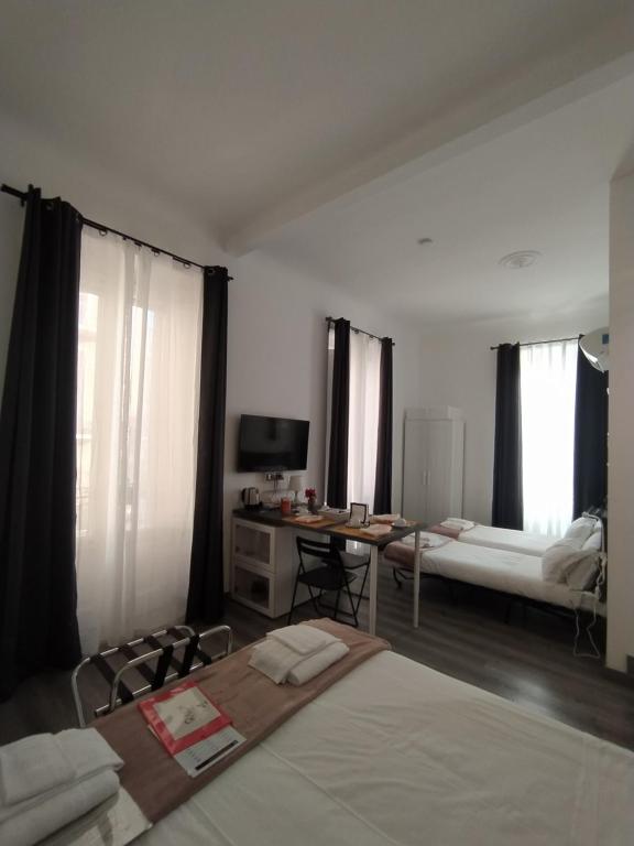 Cama ou camas em um quarto em Domus Nikolai