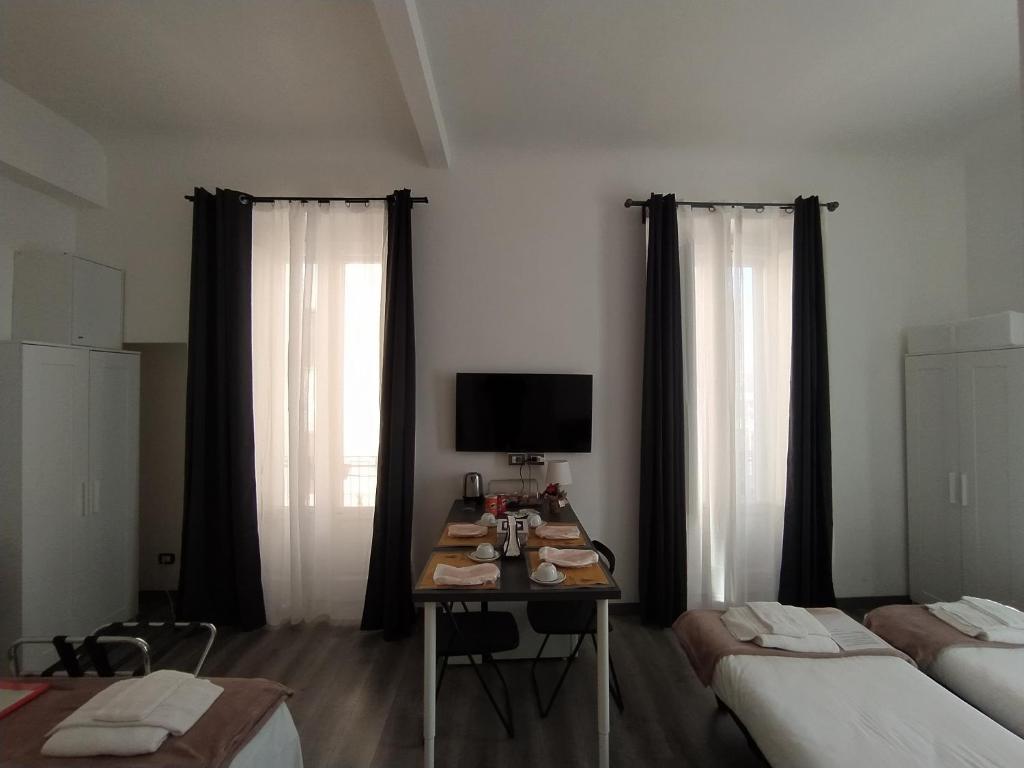 Cama ou camas em um quarto em Domus Nikolai