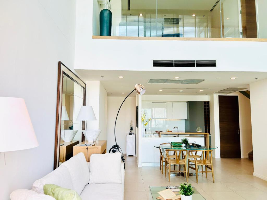 Posezení v ubytování The river luxury two bedrooms