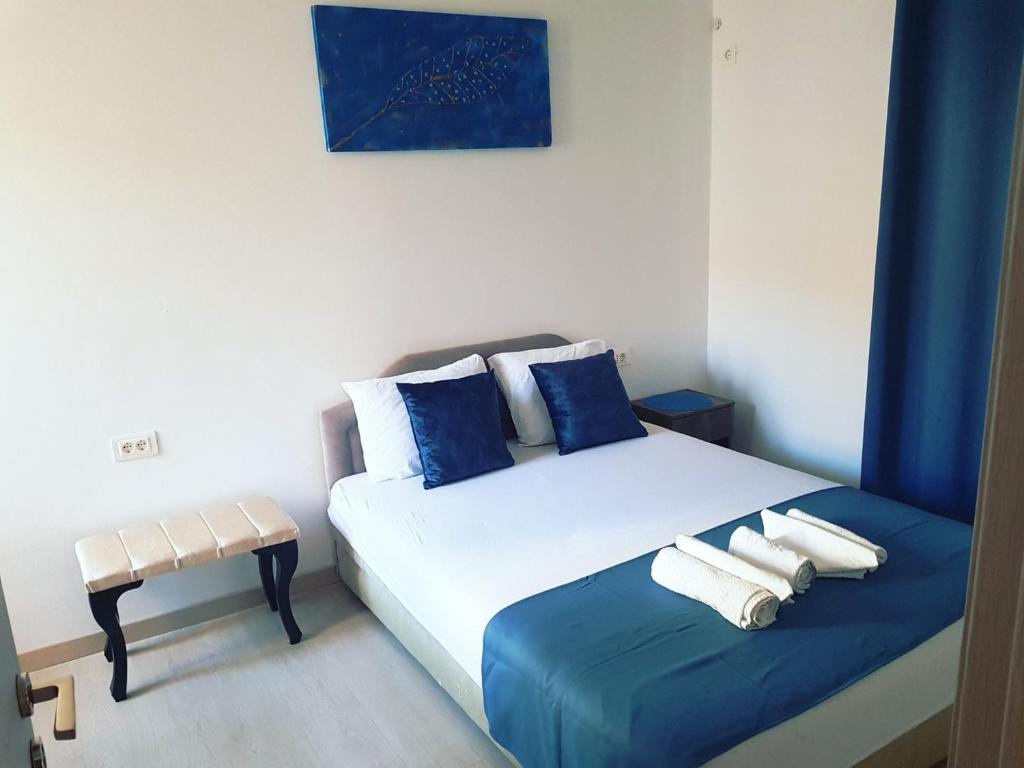 Postel nebo postele na pokoji v ubytování Villa Alba Apartments