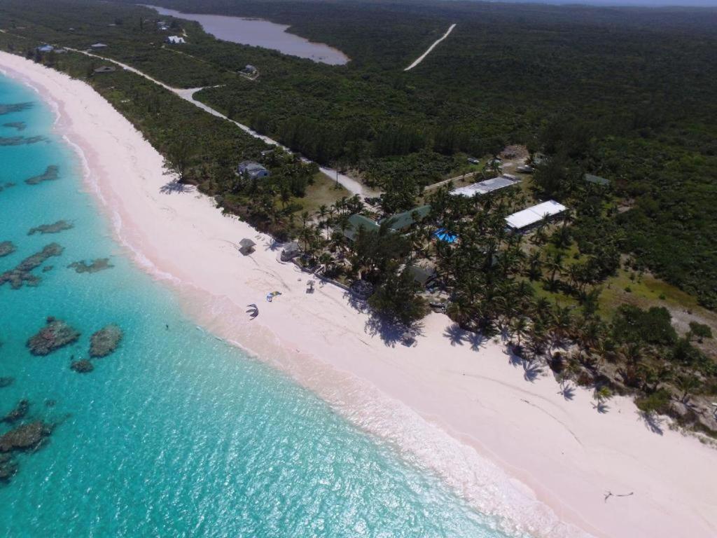 an aerial view of a beach in the ocean at Greenwood Beach Resort in Bailey Town