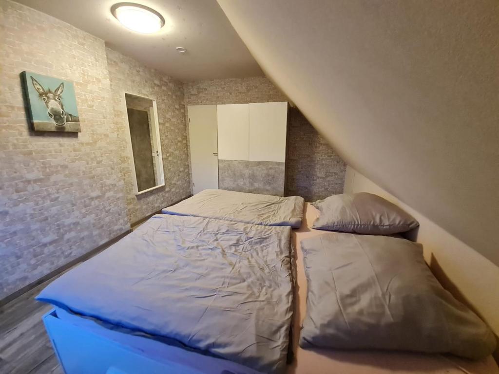 Postel nebo postele na pokoji v ubytování Ferienwohnung Schmidt