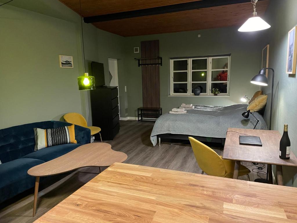 Posezení v ubytování Jonstrupvejens Apartments Lejl C