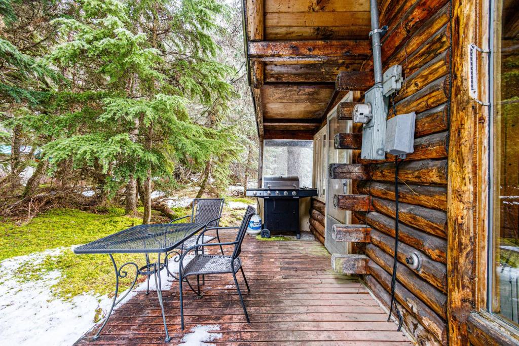 Zahrada ubytování Alpine Meadows Log Cabin