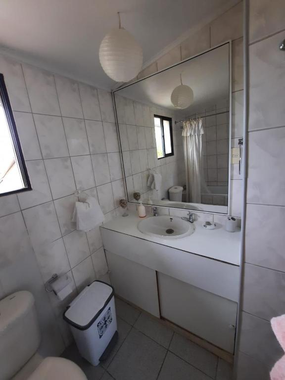 Koupelna v ubytování Casas Pamelas