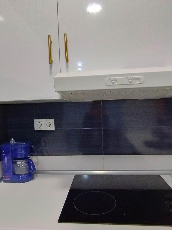 Kuchyň nebo kuchyňský kout v ubytování Apartment Fira Bcn Camp Nou
