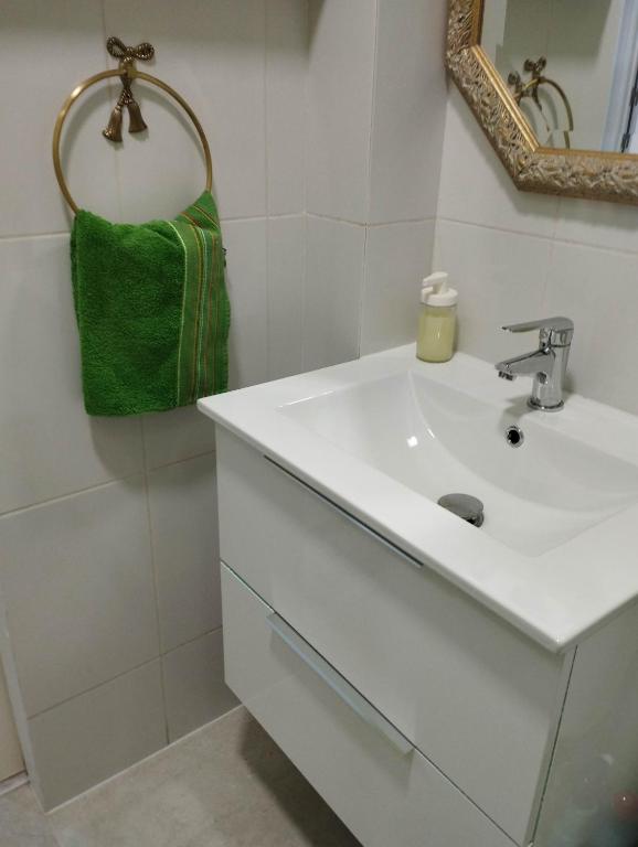 Koupelna v ubytování Apartment Fira Bcn Camp Nou