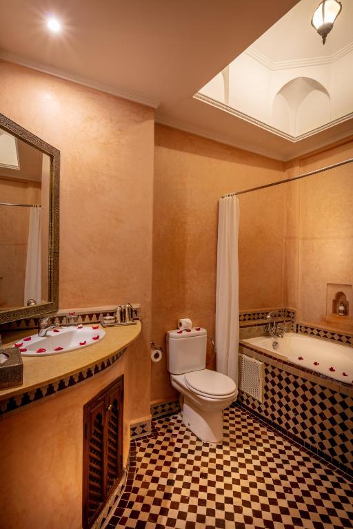 Koupelna v ubytování Riad & Spa Bahia Salam