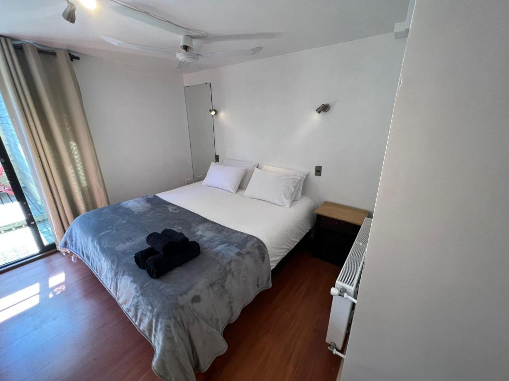 Postel nebo postele na pokoji v ubytování French Andes Apart & Chile Campers Rental