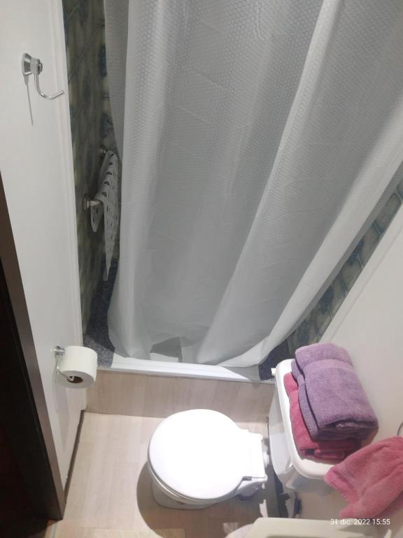 Koupelna v ubytování Hostal Klein