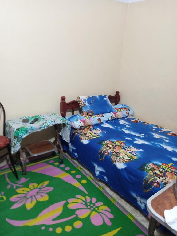 En eller flere senge i et værelse på HORUS Nubian Guest House