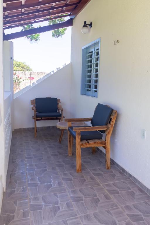 Balkón nebo terasa v ubytování Barra Beach House