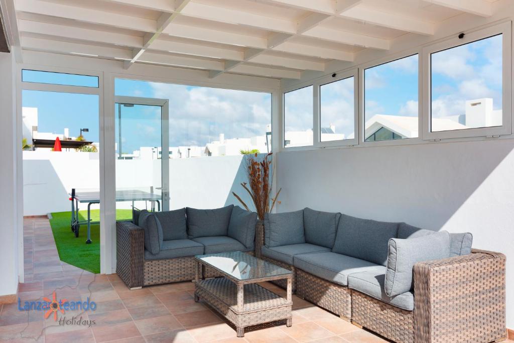 Posezení v ubytování Vivienda Vacacional El Golfo