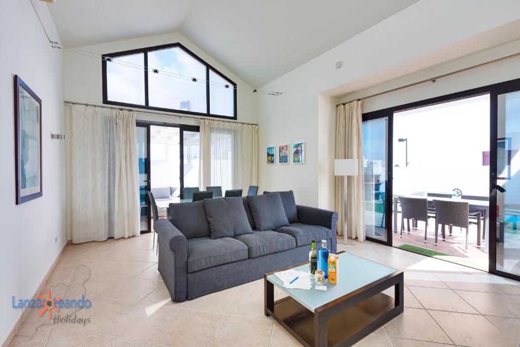 Posezení v ubytování Vivienda Vacacional El Golfo