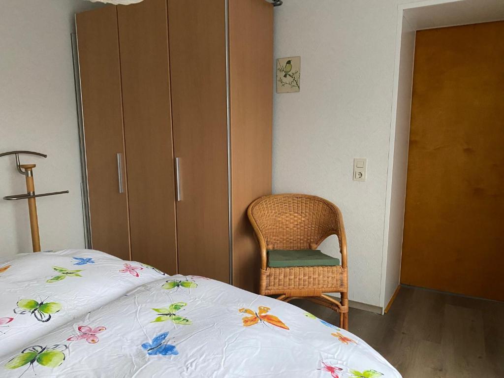 Postel nebo postele na pokoji v ubytování Sabine’s Gästehaus